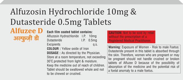 Alfuzee D Strip Of 10 Tablets