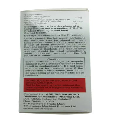 Combihale Fb 1mg 2ml Packet Of 5 Respules