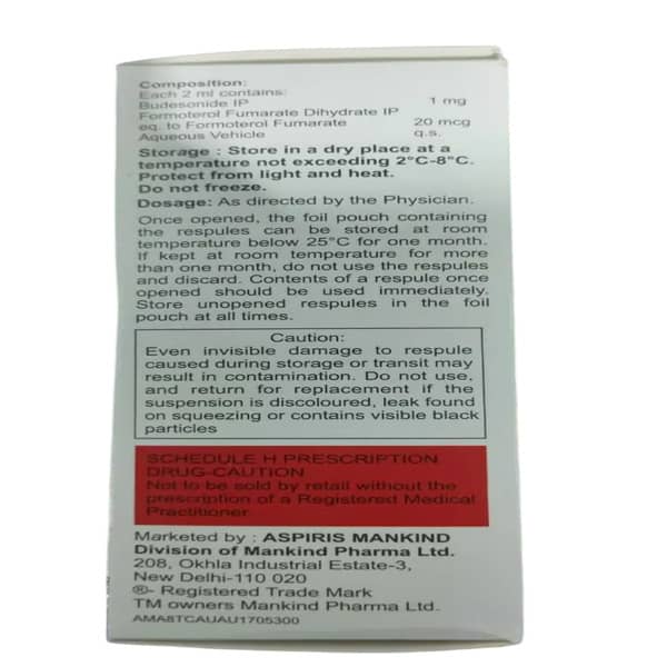 Combihale Fb 1mg 2ml Packet Of 5 Respules