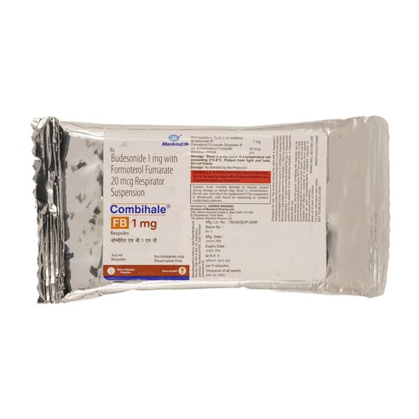 Combihale Fb 1mg 2ml Packet Of 5 Respules