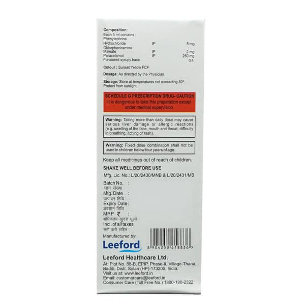 Coldmine Plus Bottle Of 60Ml Syrup