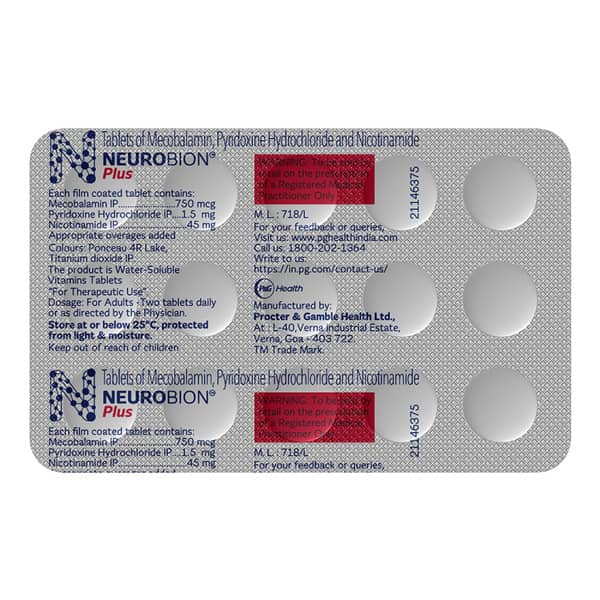 Neurobion Plus Strip Of 15 Tablets