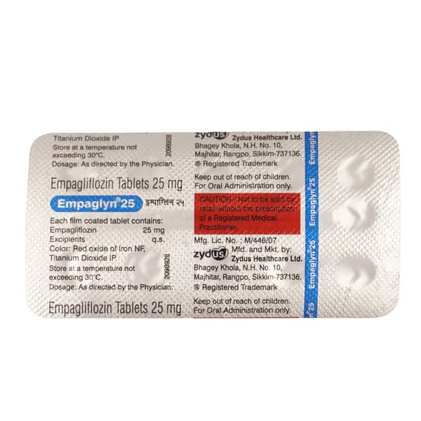 Empaglyn 25Mg Strip Of 10 Tablets