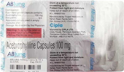 Ablung 100mg Strip Of 10 Capsules