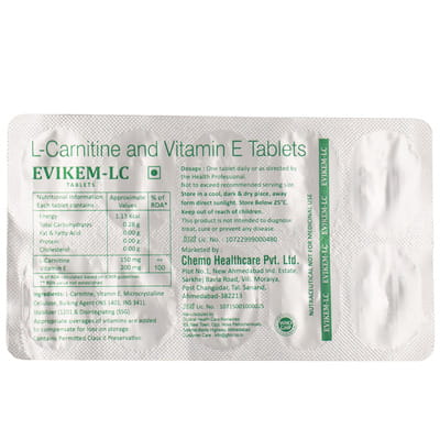 Evikem Lc Strip Of 10 Tablets