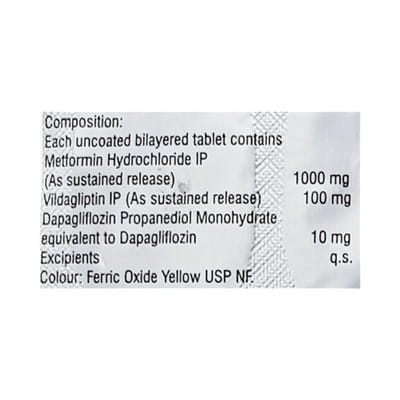 Zomelis Dm Forte Strip Of 10 Tablets