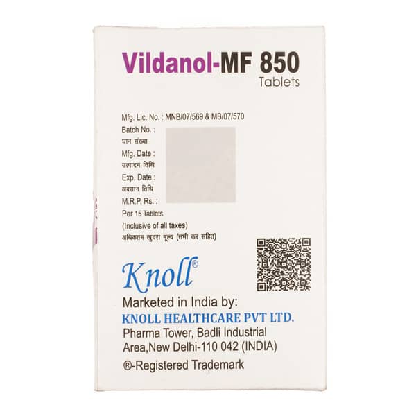 Vildanol Mf 850Mg Strip Of 15 Tablets