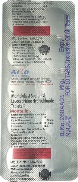 Montelio L Strip Of 10 Tablets