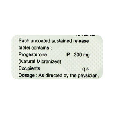 Queengest 200mg Sr Strip Of 10 Tablets