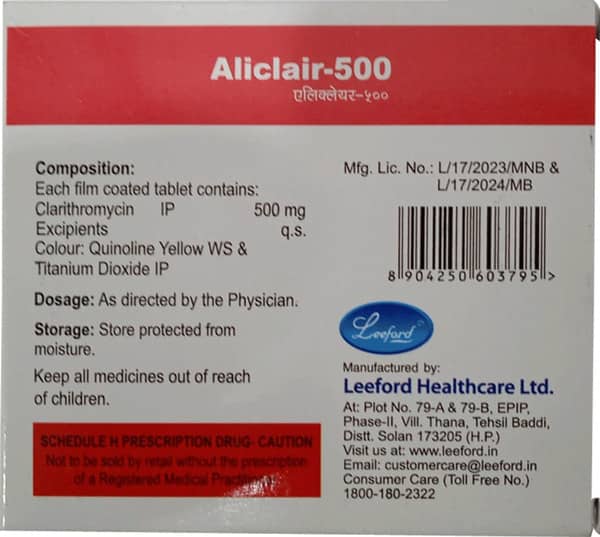 Aliclair-500 Tablet
