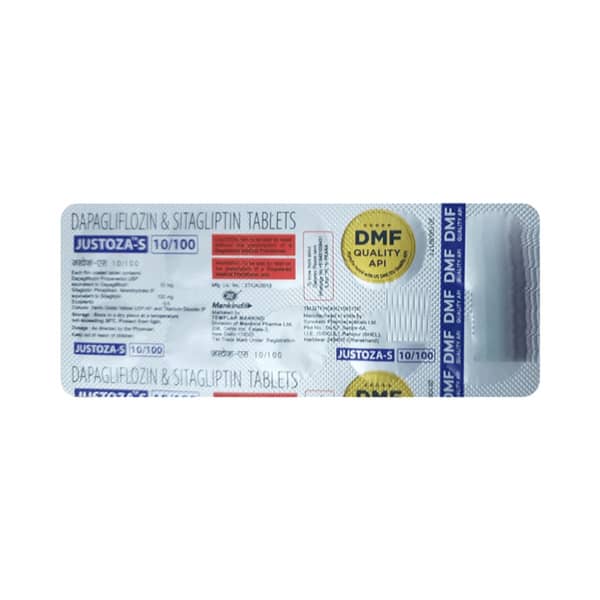 Justoza S 10/100Mg Strip Of 10 Tablets