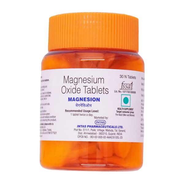 Magnesion Bottle Of 30 Tablets