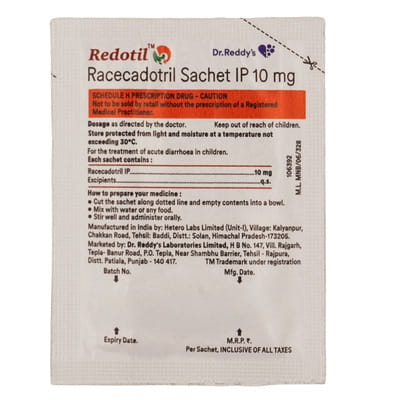 Redotil 10mg Pineapple Flavour Sachet Of 1gm Oral Powder