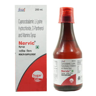 Nervic Sugar Free Bottle Of 200Ml Syrup