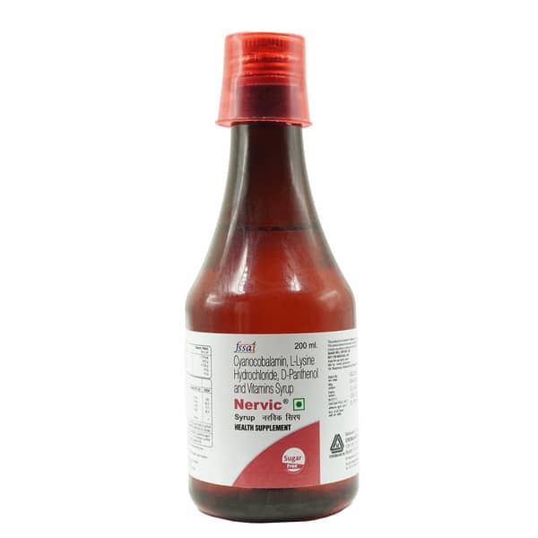 Nervic Sugar Free Bottle Of 200Ml Syrup