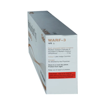 Warf 3mg Strip Of 15 Tablets