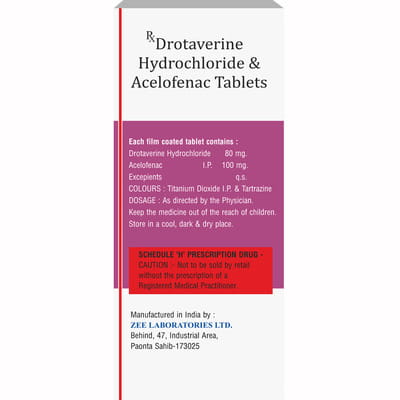 Drotanac A Strip Of 10 Tablets
