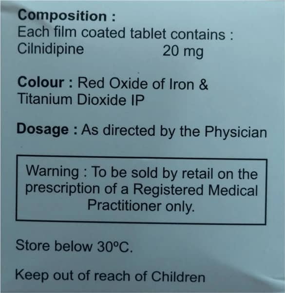 Cinod 20mg Strip Of 20 Tablets