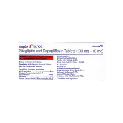 Daplo S 10/100 Strip Of 10 Tablets
