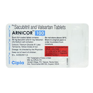 Arnicor 100Mg Strip Of 10 Tablets