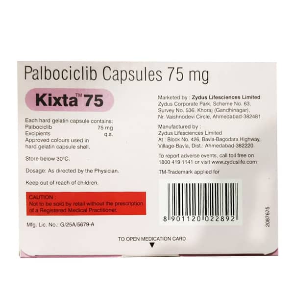 Kixta 75 Strip Of 7 Capsules
