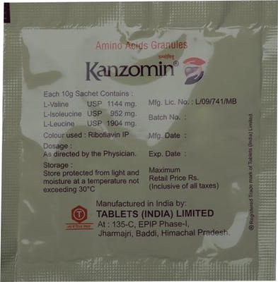 Kanzomin New Strawberry Flavour Sachet Of 10gm Granules