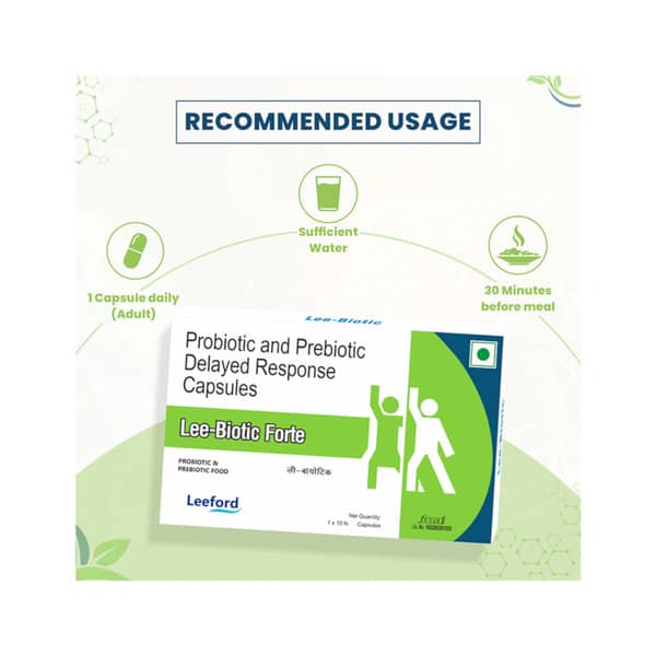 Lee Biotic Forte Strip Of 10 Capsules