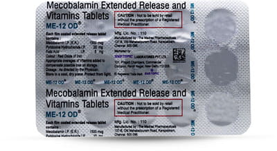 Me 12 Od Strip Of 15 Tablets