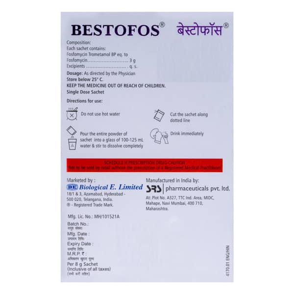 Bestofos Mango Flavour Sachet Of 8gm Oral Powder