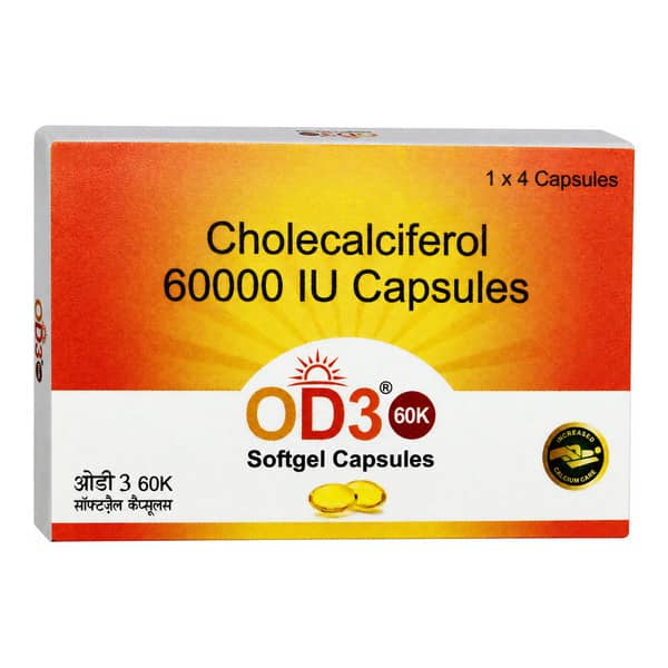 Od3 60K Strip Of 4 Softgel Capsules