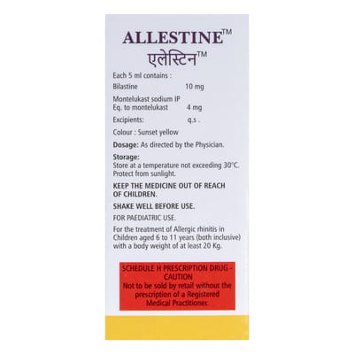 Allestine Mango Flavour Bottle Of 60ml Suspension