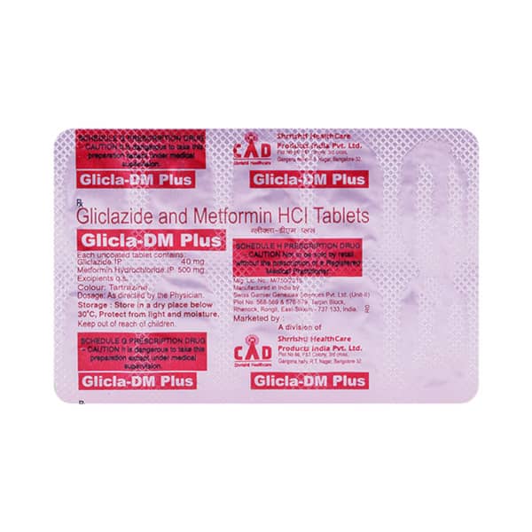 Glicla Dm Plus Strip Of 10 Tablets