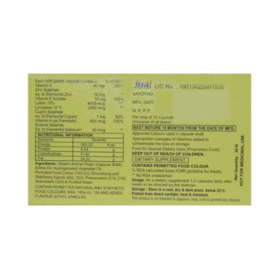 Eyetamin Strip Of 10 Tablets