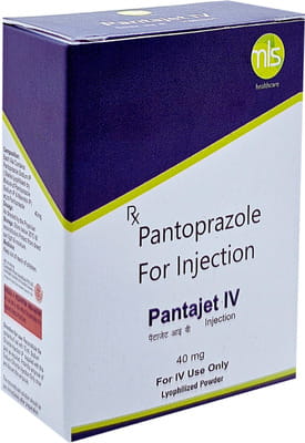Pantajet Iv 40mg Dry Vial Of 1 Powder For Injection