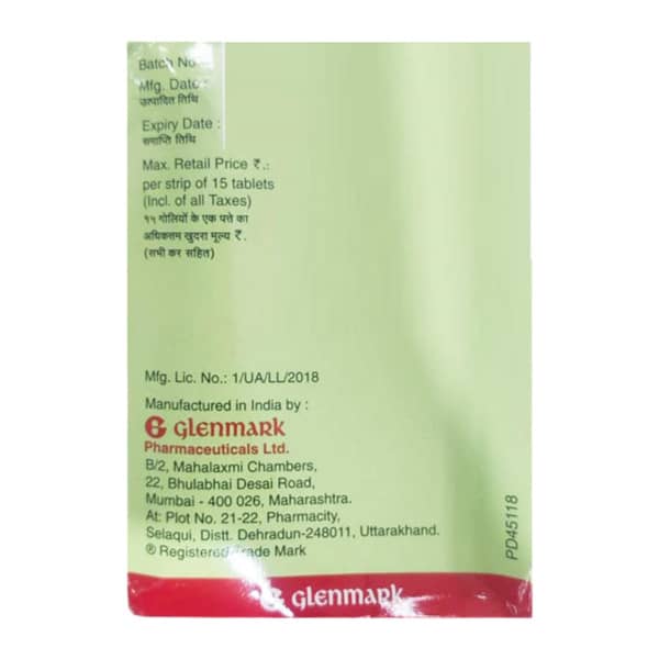 Zita Met 20/1000mg Strip Of 15 Tablets