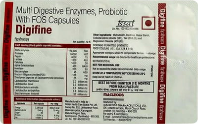 Digifine Strip Of 10 Capsules