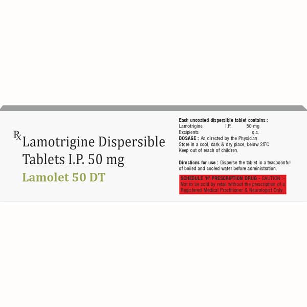 Lamolet 50mg Dt Strip Of 10 Tablets