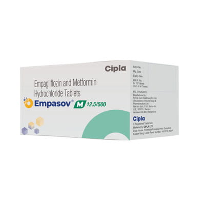 Empasov M 12.5/500mg Strip Of 10 Tablets