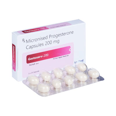 Gestoserv 200mg Strip Of 10 Softgel Capsules