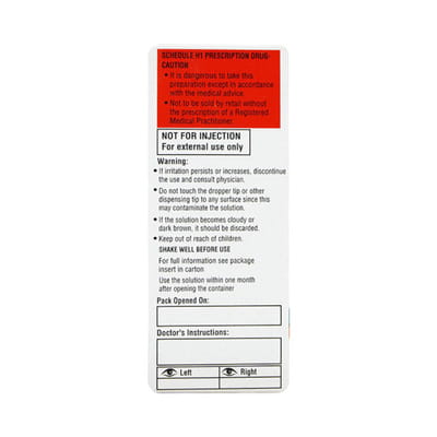 Maxim L Bottle Of 5ml Eye Drops