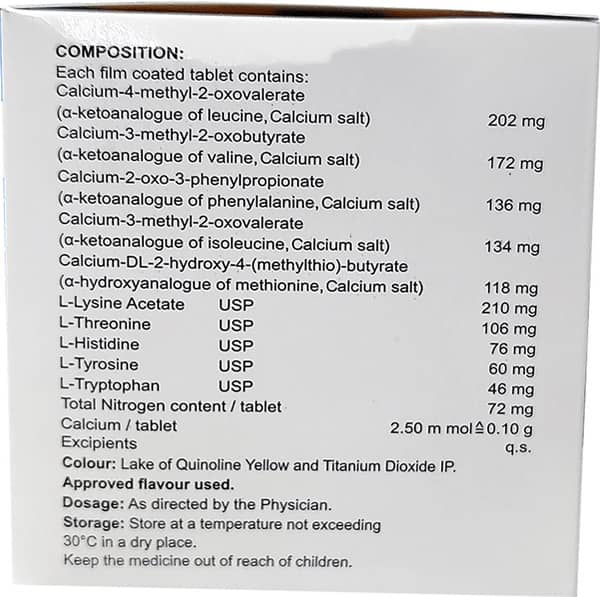 Nefrosave Keto Ds Strip Of 10 Tablets