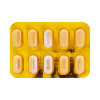 Nicip Plus Golden Strip Of 10 Tablets