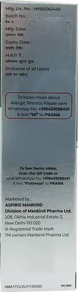 Flutiways 160 Md Bottle Of 16gm Nasal Spray