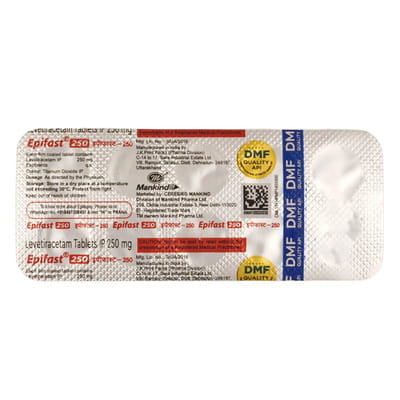Epifast 250 Mg Strip Of 10 Tablets