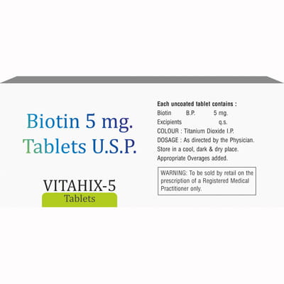 Vitahix 5mg Strip Of 10 Tablets