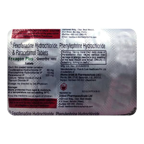 Fexagon Plus Strip Of 10 Tablets