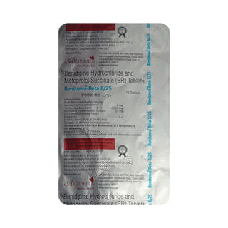 Benitowa Beta 8/25mg Strip Of 15 Tablets