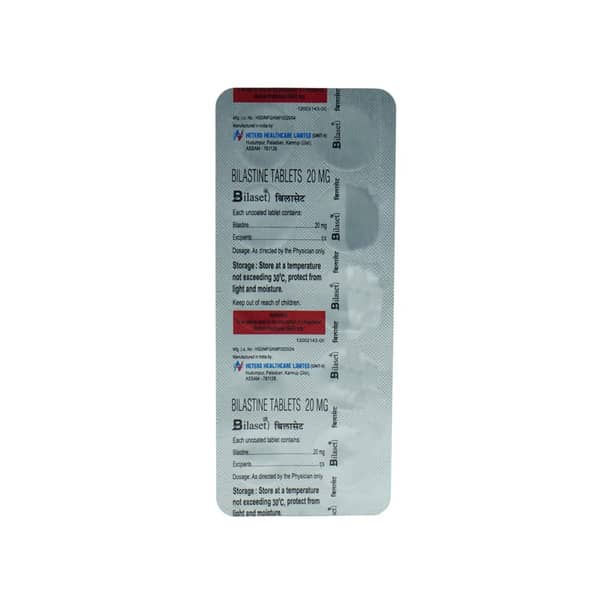 Bilaset Strip Of 10 Tablets