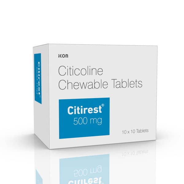 Citirest 500mg Strip Of 10 Chewable Tablets