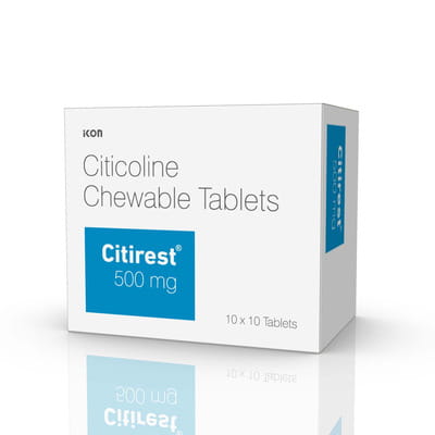 Citirest 500mg Strip Of 10 Chewable Tablets